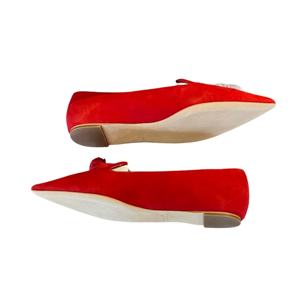 kate spade new york Adore Tassel Pointed-Toe Loafer Flats 7.5 New Deep Rubine - Picture 5 of 10